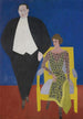 Portrait de Gustave et Norine Van Hecke - Léon Spilliaert — vy av konstverket