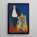 Portrait de Gustave et Norine Van Hecke - Léon Spilliaert — inramlat konstverk på väggen