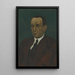 Portrait d'Henri Vandeputte - Léon Spilliaert — inramlat konstverk på väggen