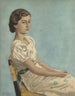 Portrait de Mlle Simonne Kremer - Léon Spilliaert — vy av konstverket