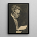 Portrait de mon frère - Léon Spilliaert — inramlat konstverk på väggen