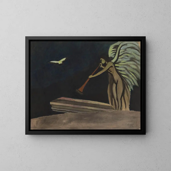 Uppståndelsen - Léon Spilliaert — inramlat konstverk på väggen
