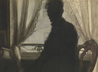 Silhouette du peintre - Léon Spilliaert — vy av konstverket