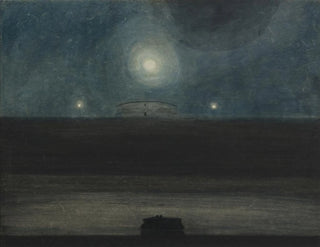 Strand med måne - Léon Spilliaert — vy av konstverket