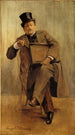 Portrait de Georges Courteline 1858-1929 - Léopold Stevens — vy av konstverket