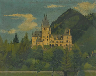Château de Fischhorn nära Zell am See - Lorenz Duregger — vy av konstverket