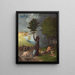 Allégorie de la vertu et du vice - Lorenzo Lotto — inramlat konstverk på väggen