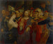 Le Christ et la femme adultère - Lorenzo Lotto — vy av konstverket
