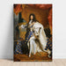 Reproduktion av målningen Louis XIV av Hyacinthe Rigaud