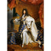 Reproduktion av målningen Louis XIV av Hyacinthe Rigaud