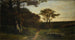 Les grands bois de Fenioux, Saintonge - Louis-Auguste Auguin — vy av konstverket