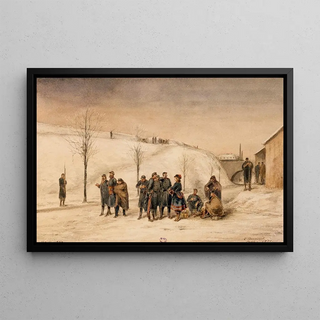 LouisEmile Benassit - Soldats et cantinire aux fortifications.webp