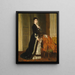 Portrait de Mme Aubry Vites - Louis-François-Prosper Roux — inramlat konstverk på väggen
