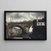 Le Pont et la Pompe Notre-Dame - Louis-Godefroy Jadin — inramlat konstverk på väggen