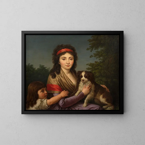 LouisJeanFranois Lagrene - Portrait of AlexandrineJulie Vaudoyer daughter of the painter and wife of the architect AntoineLaurent Vaudoyer.webp