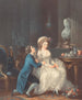 L'Amant écouté - Louis-Marin Bonnet — vy av konstverket