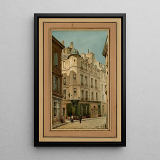 LouisMartialThodat Masson - Tourelle rue du Jardinet en 1869.webp