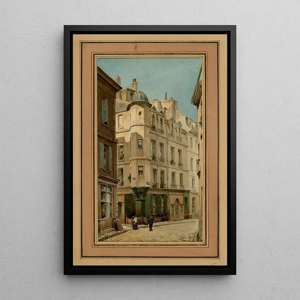 LouisMartialThodat Masson - Tourelle rue du Jardinet en 1869.webp