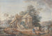 Le Petit Trianon Versailles - Louis-Nicolas van Blarenberghe — vy av konstverket