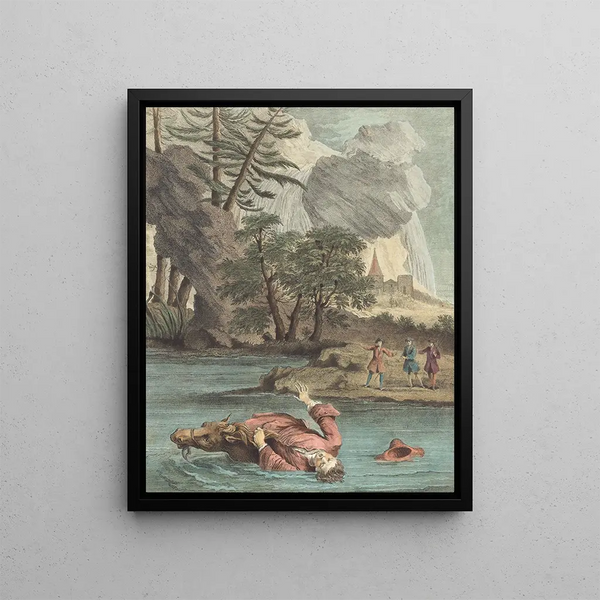 LouisSimon Lempereur - Le Torrent Et La Riviere The Torrent And The River.webp
