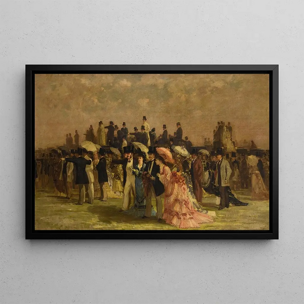 Louis AbelTruchet - Elegant Women At The Races.webp