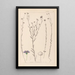 Herbier de la flore française Pl0019 - Louis Antoine Cusin — inramlat konstverk på väggen