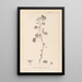 Herbier de la flore française Pl0040 - Louis Antoine Cusin — inramlat konstverk på väggen