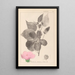 Herbier de la flore française Pl0055 - Louis Antoine Cusin — inramlat konstverk på väggen