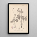 Herbier de la flore française Pl0060 - Louis Antoine Cusin — inramlat konstverk på väggen