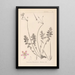 Herbier de la flore française Pl0095 - Louis Antoine Cusin — inramlat konstverk på väggen