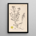 Herbier de la flore française Pl0099 - Louis Antoine Cusin — inramlat konstverk på väggen
