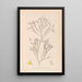 Herbier de la flore française Pl0173 - Louis Antoine Cusin — inramlat konstverk på väggen
