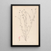 Herbier de la flore française Pl0373 - Louis Antoine Cusin — inramlat konstverk på väggen