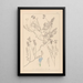 Herbier de la flore française Pl0431 - Louis Antoine Cusin — inramlat konstverk på väggen