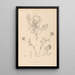Herbier de la flore française Pl0432 - Louis Antoine Cusin — inramlat konstverk på väggen