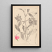 Herbier de la flore française Pl0507 - Louis Antoine Cusin — inramlat konstverk på väggen