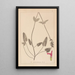 Herbier de la flore française Pl0862 - Louis Antoine Cusin — inramlat konstverk på väggen