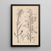 Herbier de la flore française Pl1016 - Louis Antoine Cusin — inramlat konstverk på väggen