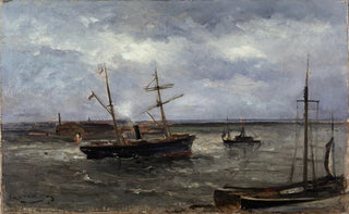 Louis Artan - Quay in Antwerp.webp