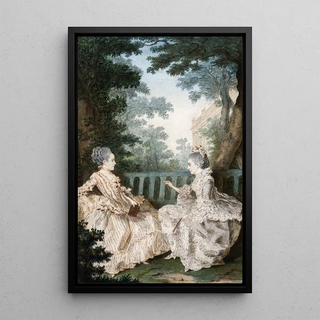 Louis Carrogis Carmontelle - Mme de Brget et Mme de Cassini.webp