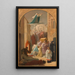 Le miracle des Ardents Procession de la châsse de sainte Geneviève - Louis Charles Timbal — inramlat konstverk på väggen