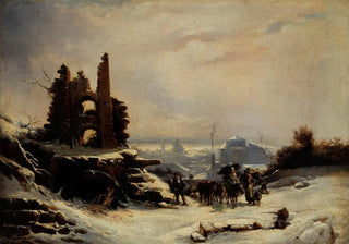 Louis Claude Mallebranche - Le retour du march effet de neige sur Paris.webp