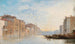 Le Grand Canal Venise - Louis Claude Mouchot — vy av konstverket