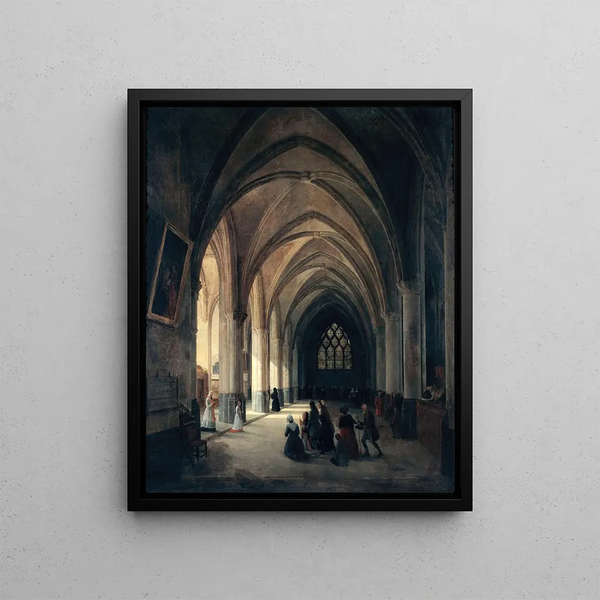 Louis Courtin - Vue intrieure de lglise SaintBenotleBestoun la nef mridionale.webp