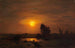 Lever de lune sur l'étang - Louis Douzette — vy av konstverket
