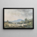 Vue Panoramique à Travers un Parc en Terrasse - Louis Gabriel Moreau — inramlat konstverk på väggen