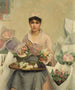 Le vendeur de fleurs - Louis Galliac — vy av konstverket