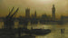 Pont de Westminster med parlamentets rum - Louis Grimshaw — vy av konstverket