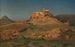 L'Acropole au crépuscule - Louis Gurlitt — vy av konstverket