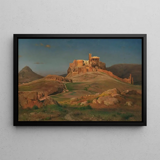 Louis Gurlitt - Die Akropolis im Abendlicht.webp